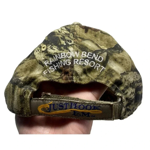 Just Hook 'em Camo Dolphin Baseball Cap-Unisex - Picture 4 of 8